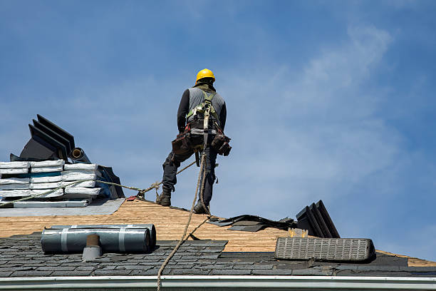 Professional Roof Installation technician working in Vinton, TX